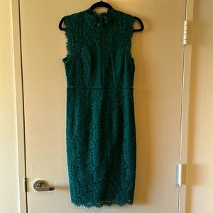 Bardot Green Lace dress